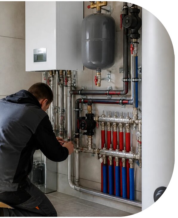 Монтаж автономного отопления домов и объектов в Пензе