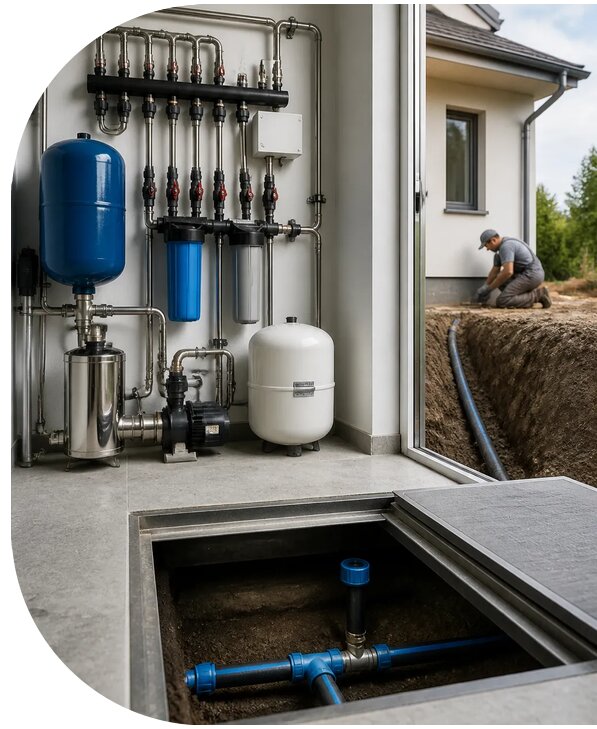 Водоснабжение дома под ключ в Пензе от 256625 р. | АПаруса-Пнз