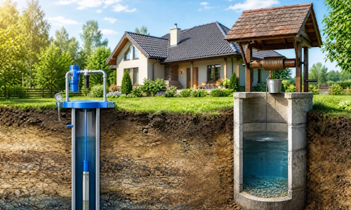 Автономное водоснабжение загородного дома Пенза: скважина или колодец